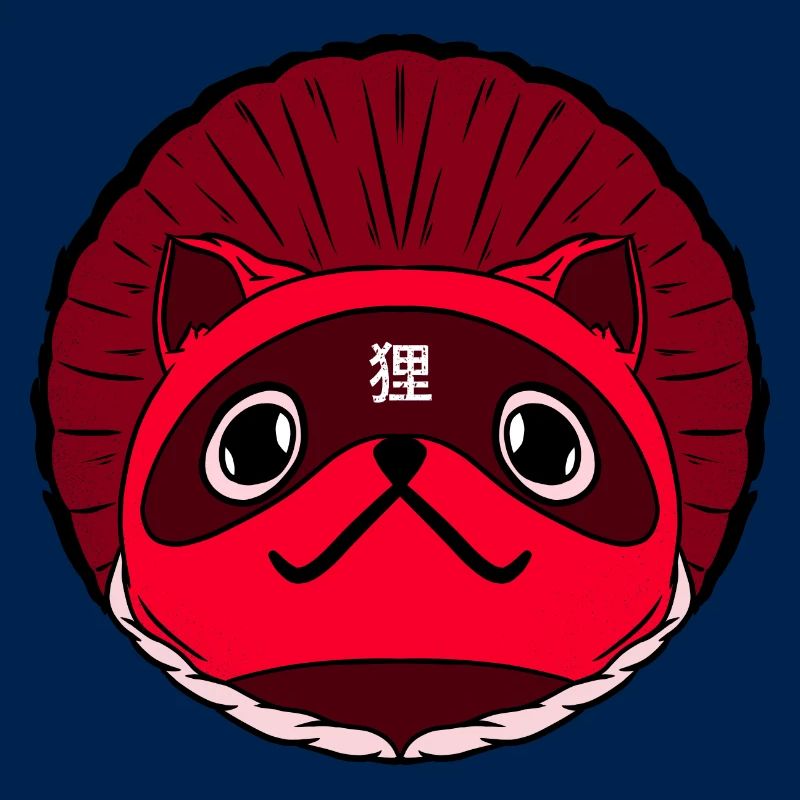 Tanuki, der Waschbär