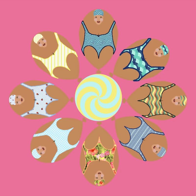 Synchrones Schwimmen