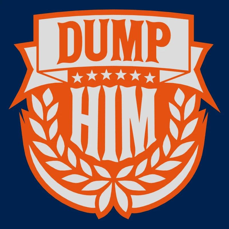 dump him Zitat Logo