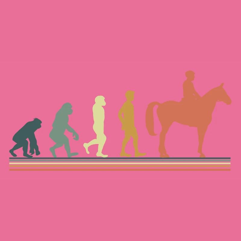 Evolution cheval