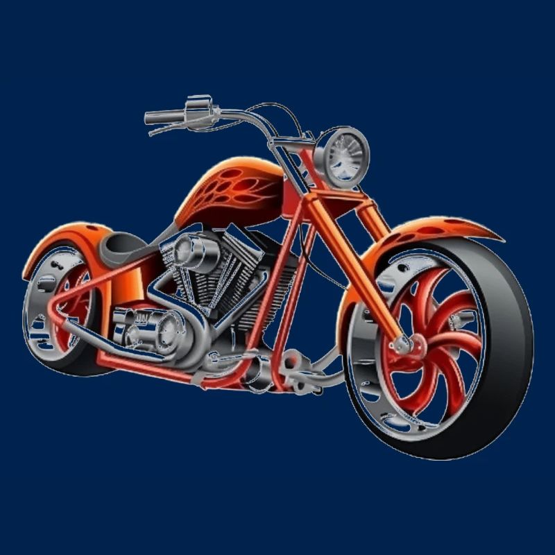 Chopper Motorrad Biker