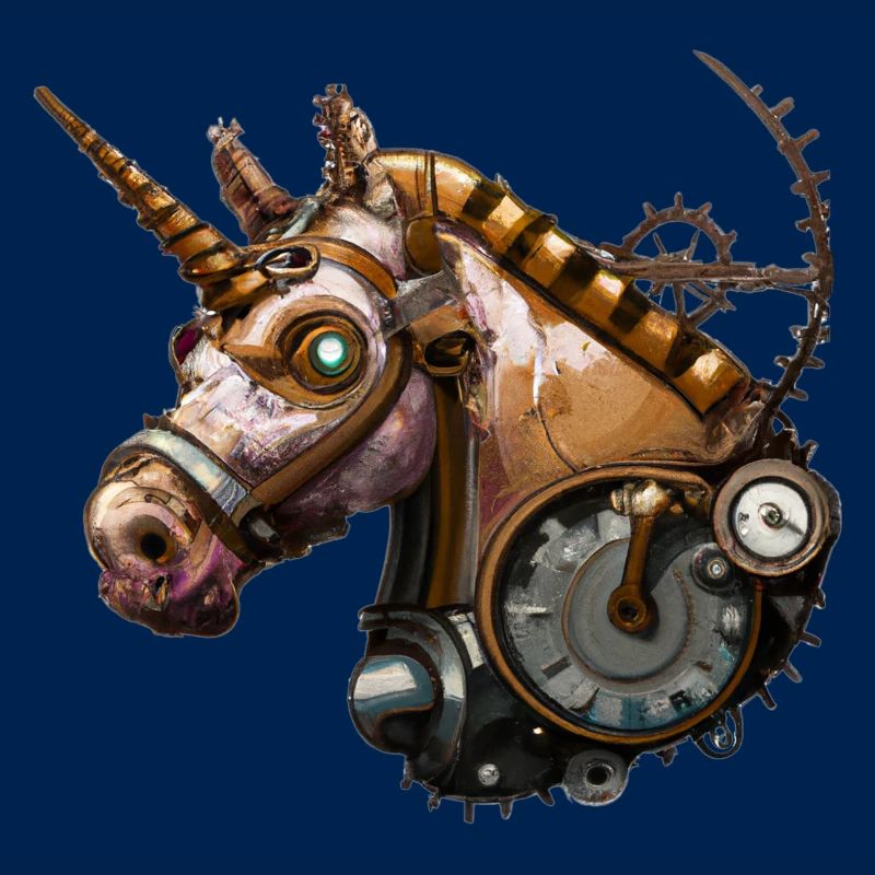 Steampunk Einhorn