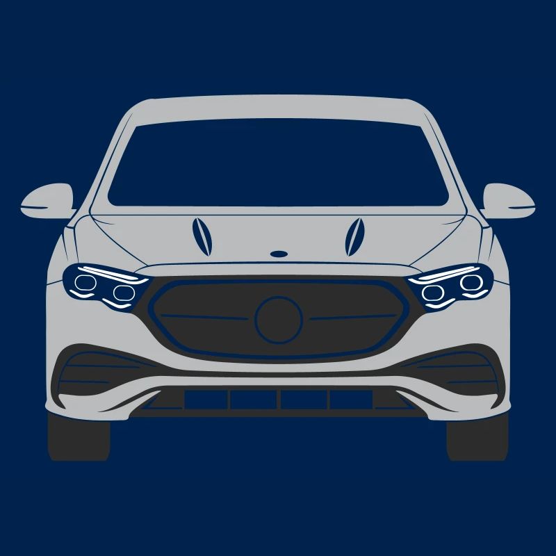 E Class Front Silhouette