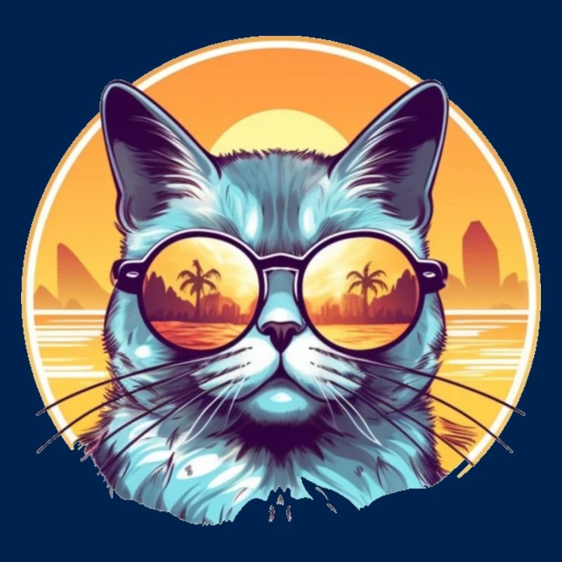 Sunset Cat