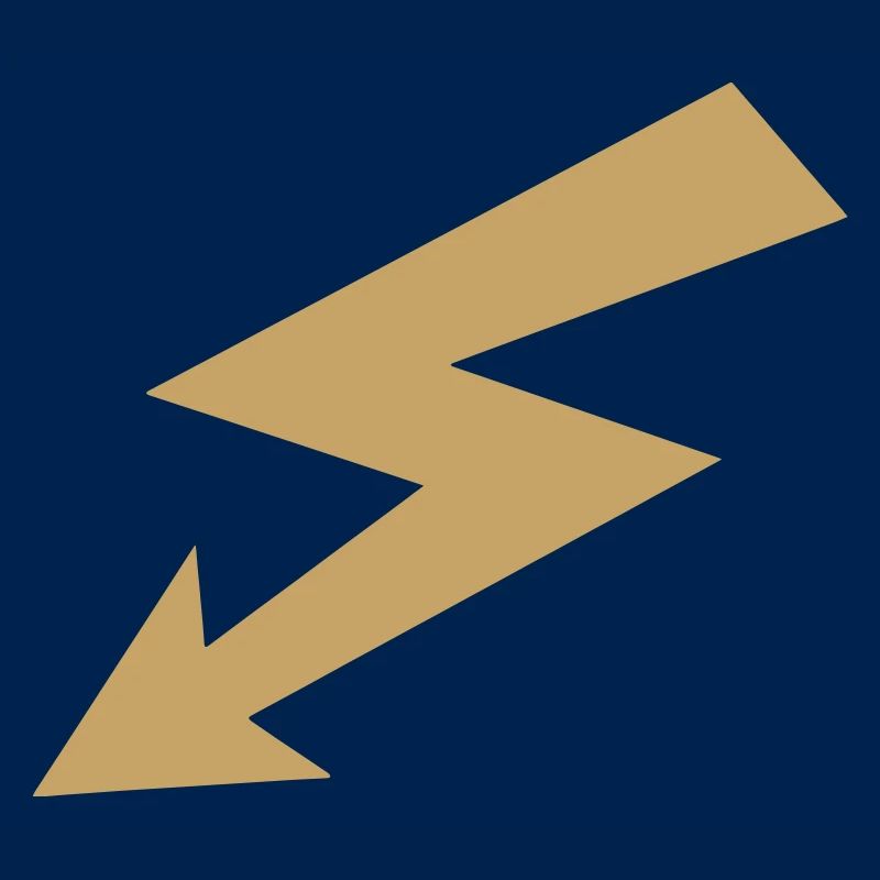 LOGO éclair or - svg pour couleur Phosphorescent