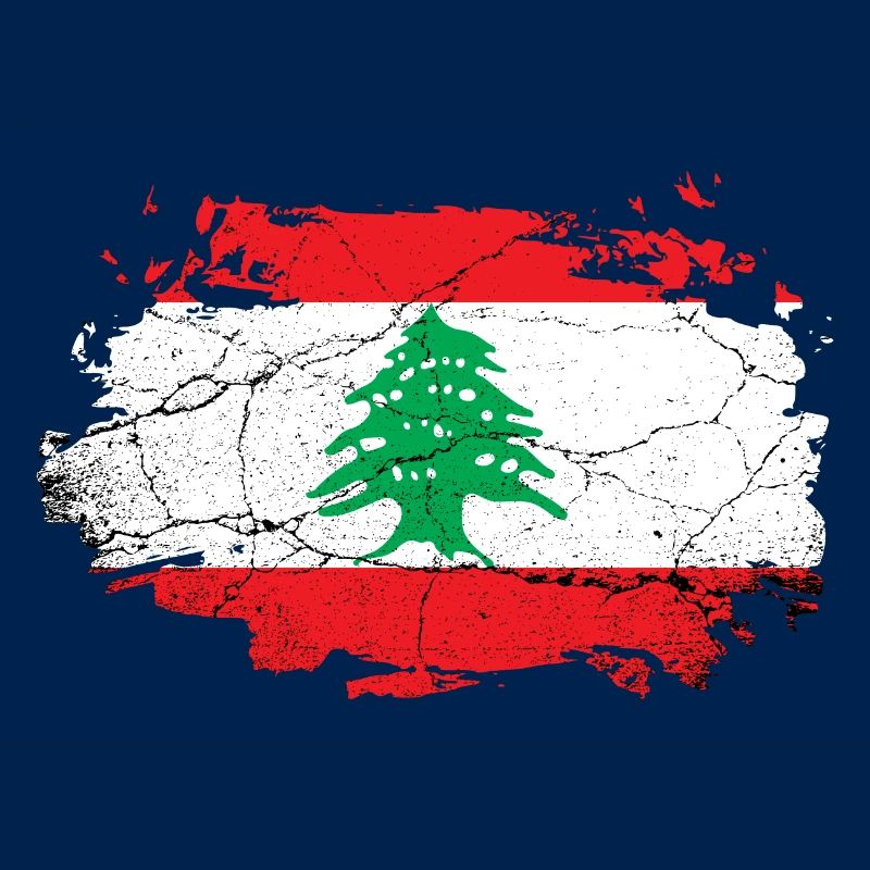 Libanon Libanesische Flagge