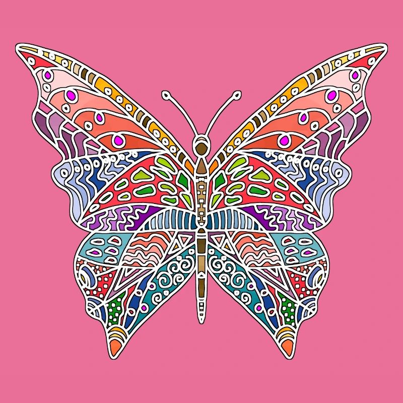 Bunter Schmetterling