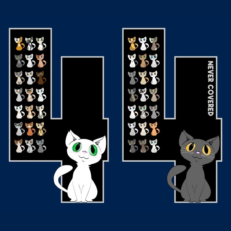 44 Katzen