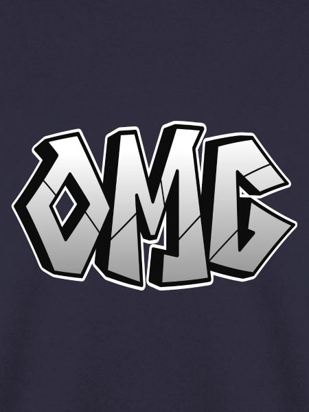 OMG Ausruf Schriftzug Graffiti