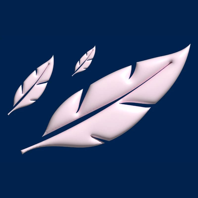 PINK FEATHERS FALLING