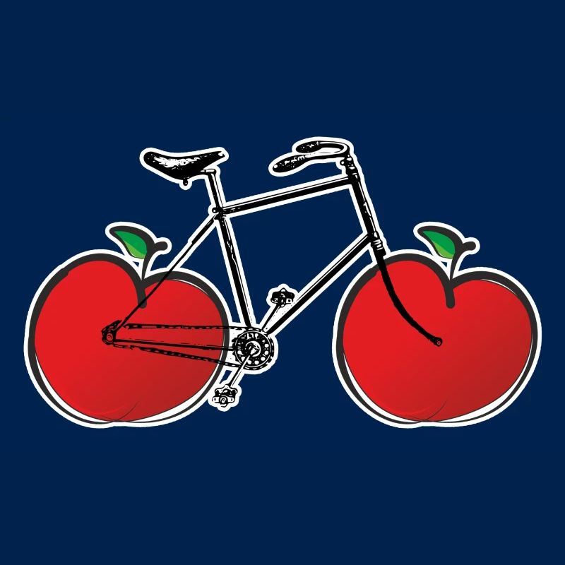Apfelfahrrad