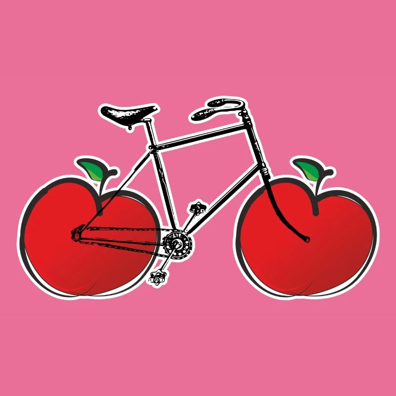 Apfelfahrrad