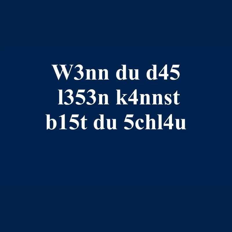 Intelligent - Lustiger Spruch