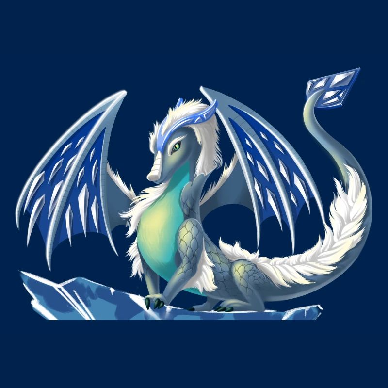 Magischer Eis Drache - Drachen der Elemente
