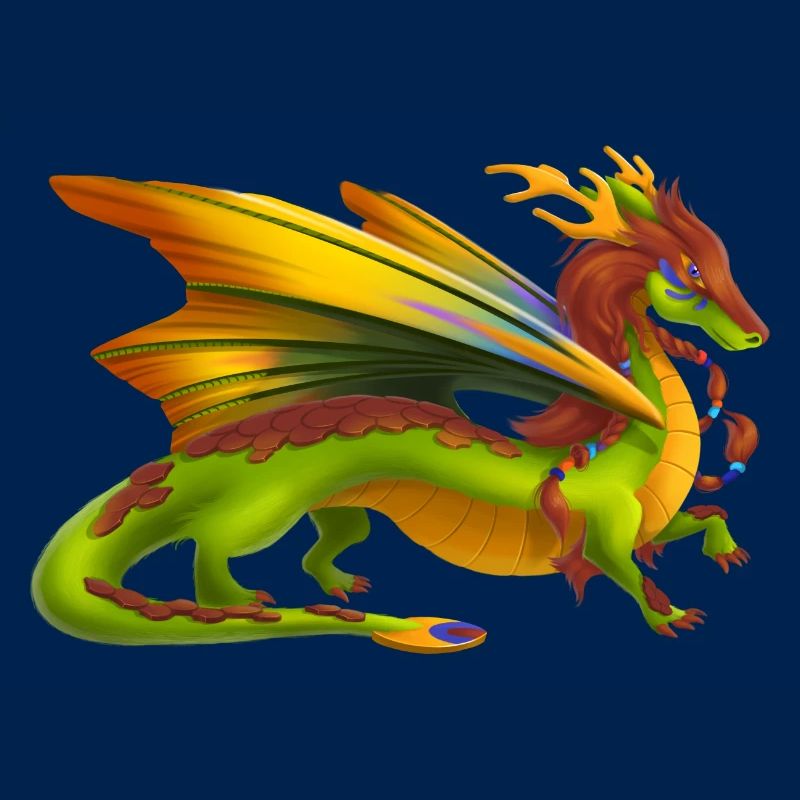 Magischer Erde Drache - Drachen der Elemente