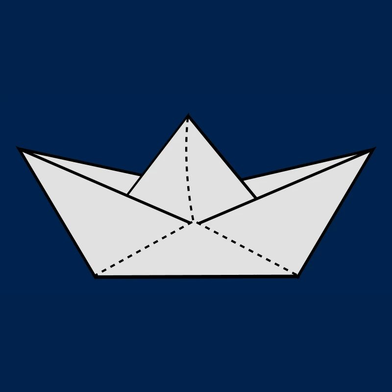 papier origami boot