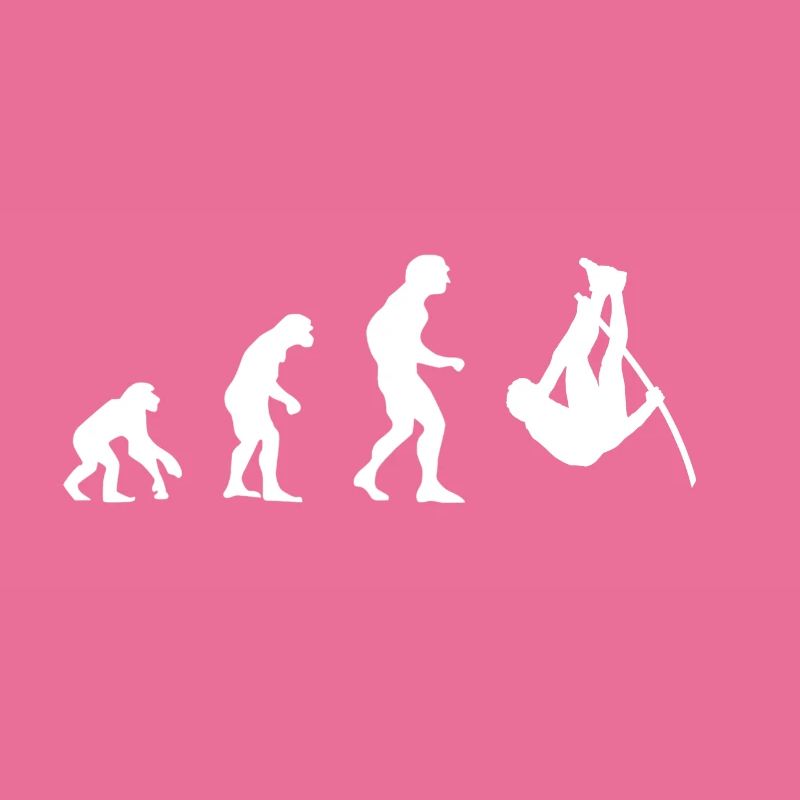 Evolution, saut à la perche de singe, saut à la perche