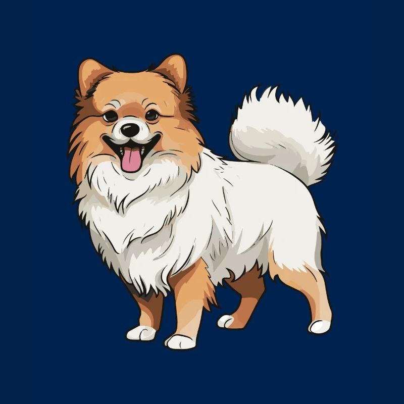 Pomeranian Hund Tier