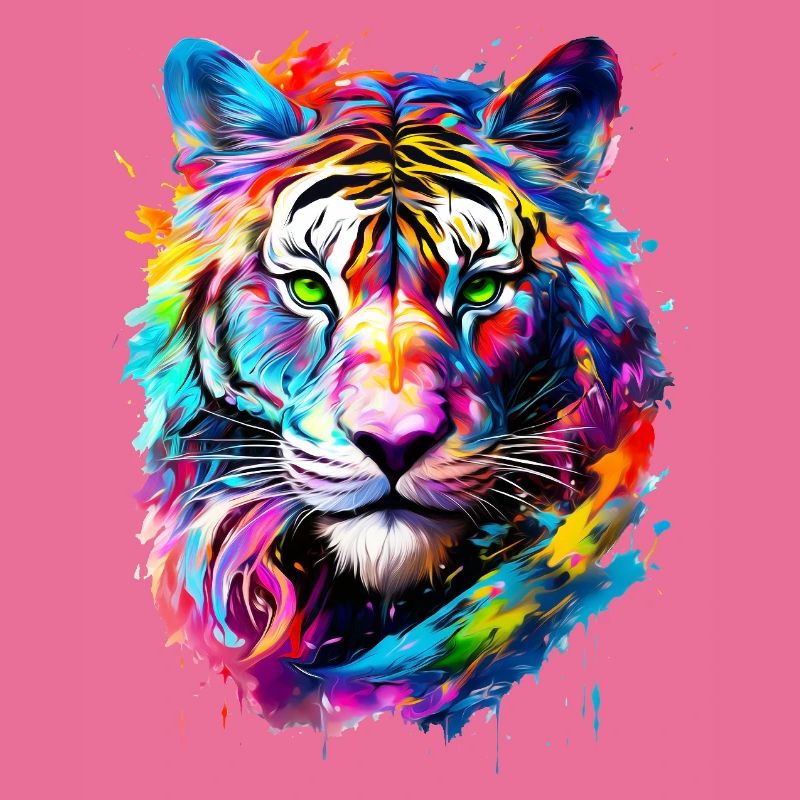 Bemalter Tiger