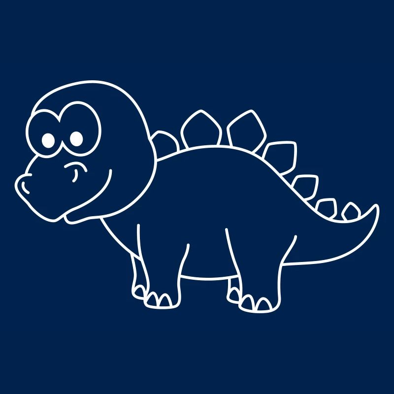 Dinosaurier stegosaurus Comic