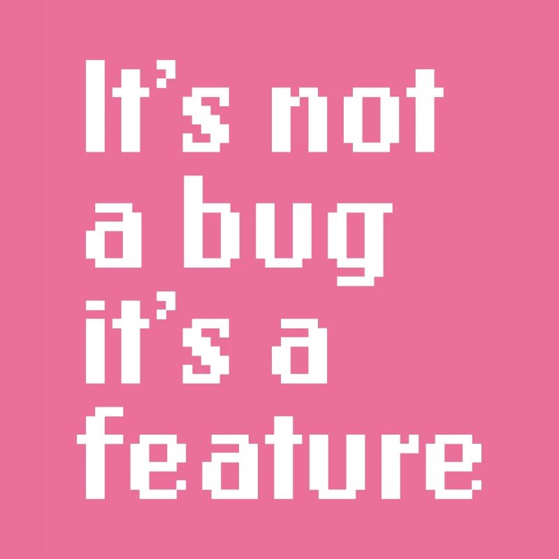It’s Not A Bug It’s A Feature Web App Developer