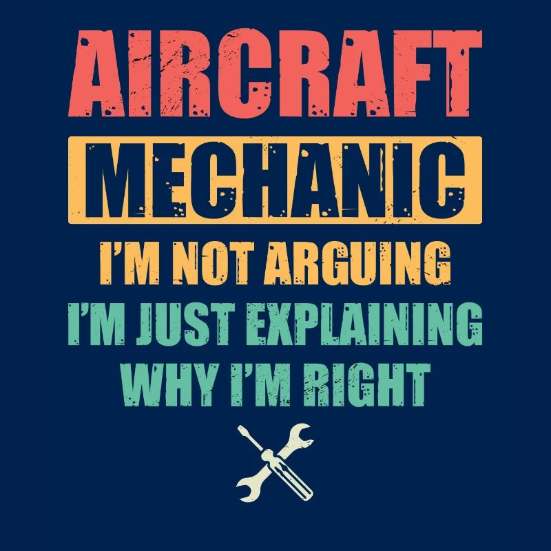 Flugzeugmechaniker Mechnaiker Held Flugzeug