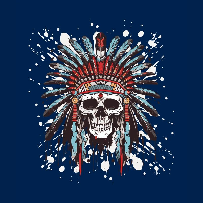 Crâne Apache Indien