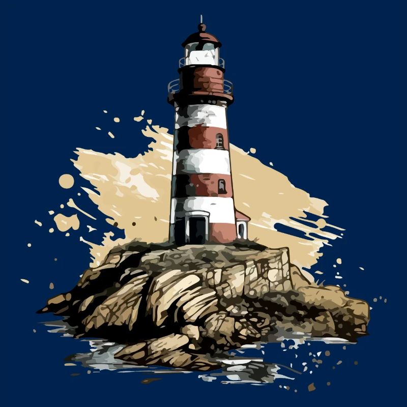 Bretonischer Leuchtturm Nr. 4