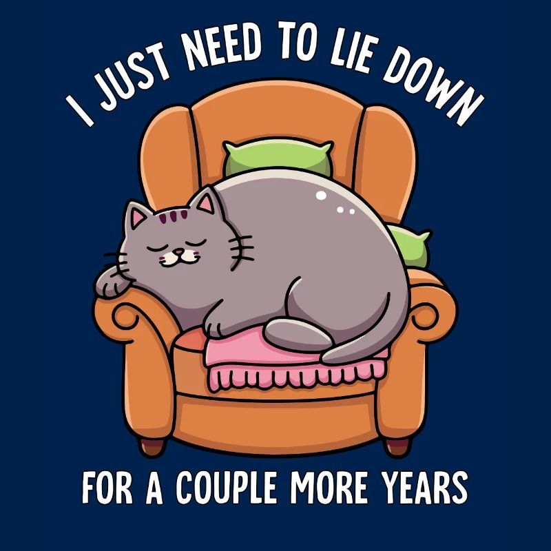 Schlafende faule Katze
