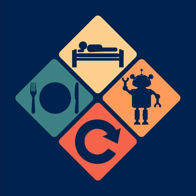 Eating Sleep Robot Repeat