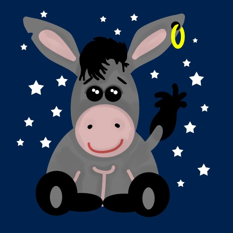 esel kindermotiv