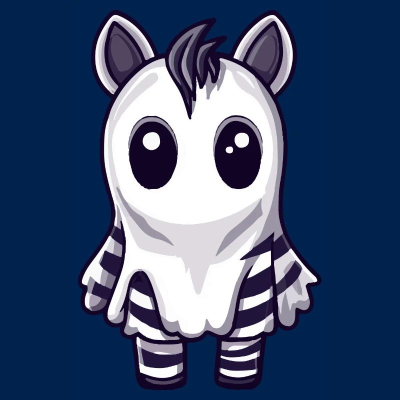 Zebra Halloween Comic Geist