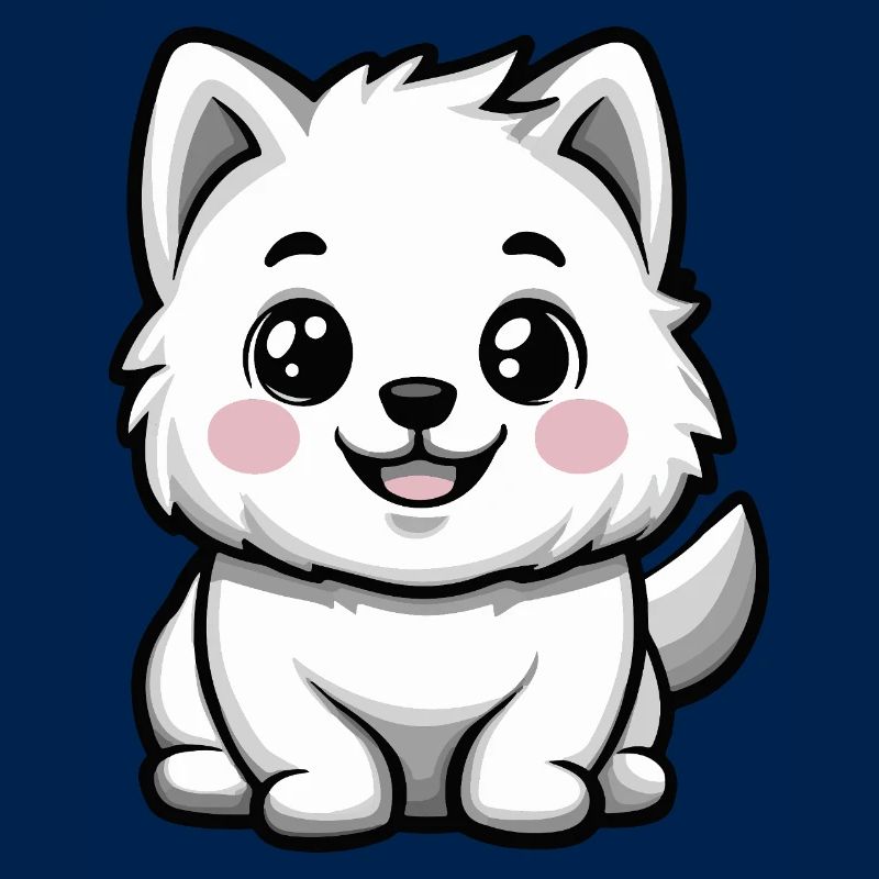 Samojede Hund Niedlich