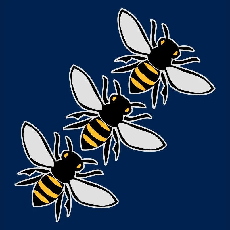 Bienen fliegen