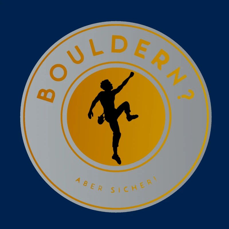 Bouldern: Kletter-Silhouette, Boulder-King