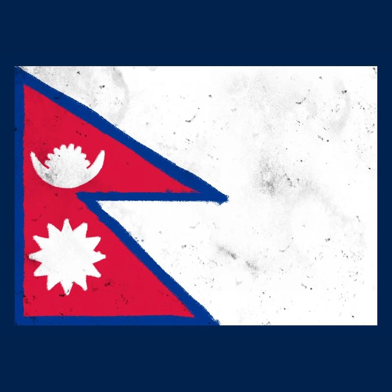 Flagge von Nepal