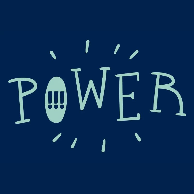 Die Drei !!! Schriftzug Power 