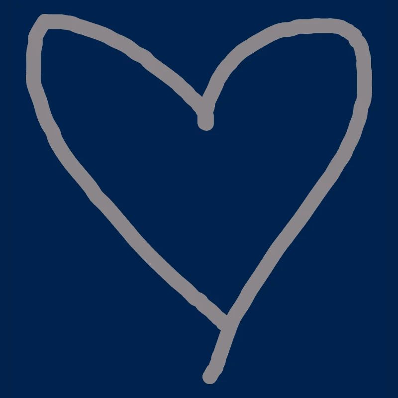 Herz grau Geschenkidee Liebe verliebt