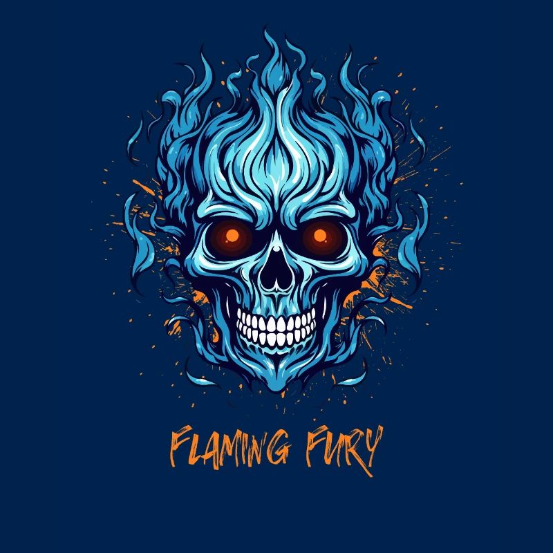 Flaming fury tshirt