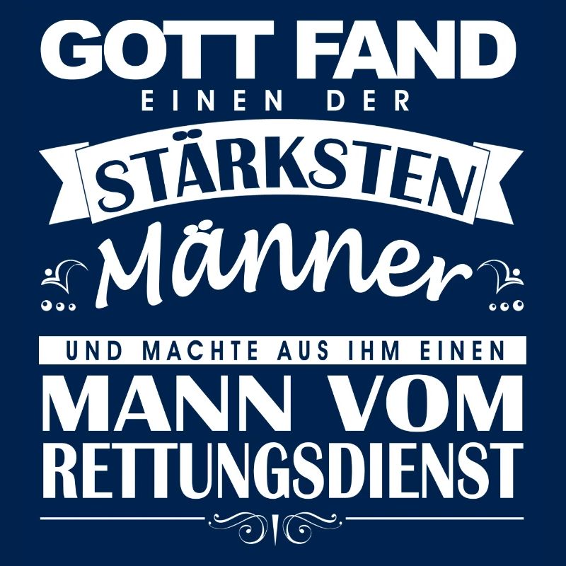 Mann vom Rettungsdienst