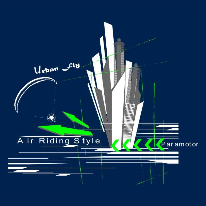 Libert'All Paramoteur Urban Fly Vert