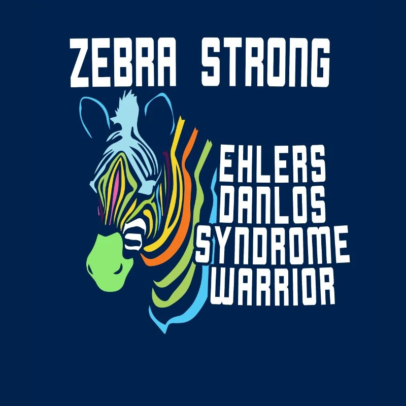 Ehlers-Danlos-Syndrom-Bewusstsein Zebra Starker