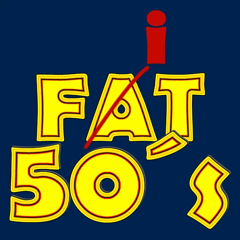 fat 50s yellow red