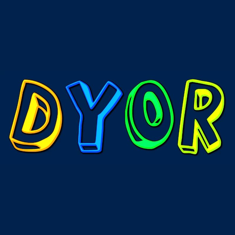 dyor yellow blue