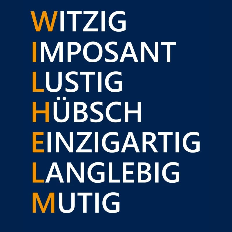 Wilhelm Name Geschenk