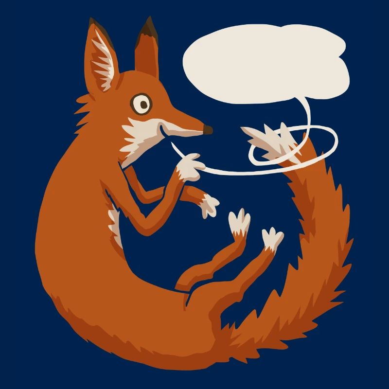 Fuchs Sprechblase