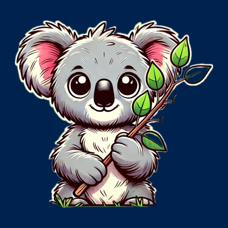 Koala à l’eucalyptus