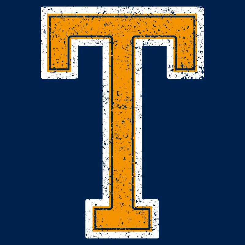 T - Buchstabe / College Style