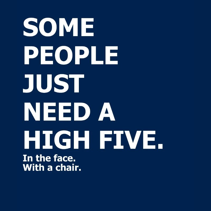 High Five - lustige zynisches Design