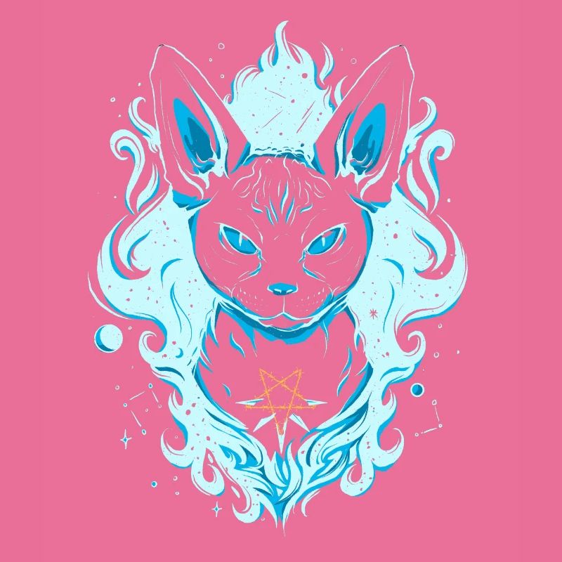 Blaue Cosmic Sphynx Katze